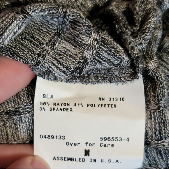 ALYX Gray Fall Shaker Long Sleeve Tunic Top Size Medium - Picture 5 of 11